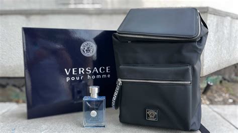 macy's versace cologne backpack review